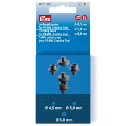 Punches for punching holes VARIO Creative Tool for 4.5 - 5 - 6 mm holes - 673138 Prym