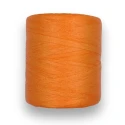 Natural orange spun raffia yarn for bags in 200g eco-friendly spools