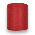 Raffia naturale filato rosso per borse in rocca da 200g. ecologico