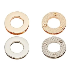 Occhielli tondi in metallo grandi per borse 16mm - 2 pezzi - MA239 Mas