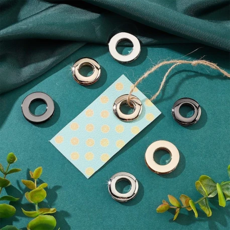 Small round metal eyelets for bags 10.5mm - 2 pieces - MA237 Mas