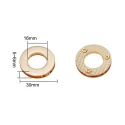 Large round metal eyelets for bags 16mm - 2 pieces - MA239 Mas