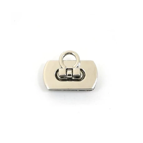 Chiusura a girello petit mini in metallo argento