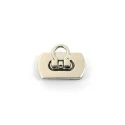 Chiusura a girello petit mini in metallo argento