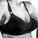 Reggiseno Classico in puro cotone nero - 301 Gios