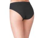 Sloggi CHIC TAI women's low-cut cotton briefs with black lace
