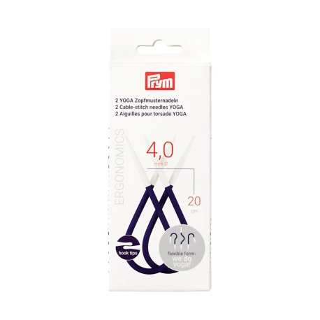 Ferretti flessibili per trecce Prym Yoga 4,0 mm - 191112 Prym