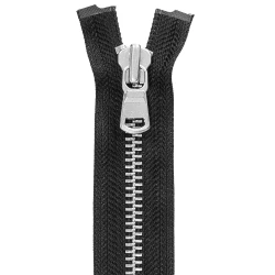 Large 80 cm T8 divisible metal zip for jackets