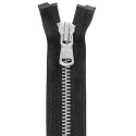 Large 80 cm T8 divisible metal zip for jackets