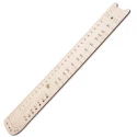 Righello misuratore per fare le calze a maglia in legno di betulla - 610743 Prym