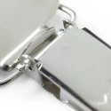 Ganci clip per bretelle, straccali e salopette con fibbia 25 mm - 2 pezzi - 405205 Prym