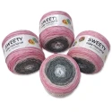 Sweety cake macramé in cotone sfumato gomitolo da 250gr.