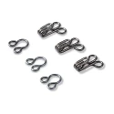 Ganci ed Occhielli N. 3 misura media acciaio per gonne e pantaloni - 261216 Prym