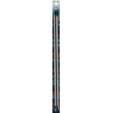 Single-pointed knitting needles, aluminium, 40cm, 7.00mm, grey - 191481 Prym