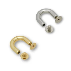 Small bag clips with screws, ideal for attaching chains, handles and carabiners - FF610-09 Benox