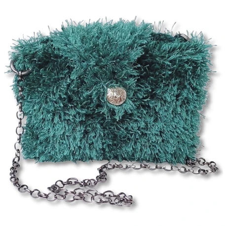 Gomitolo filato effetto pelliccia ecologica per borse e accessori Yeti Chic Fur - PL5000 Mas