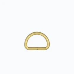 20mm half-moon buckle, semi-circular gold ring with high-quality Italian electroplating - 2 pieces - Benox FF582-20-O 2