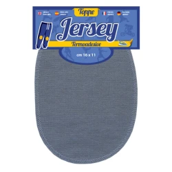 Oval jersey jersey patches thermoadhesive and bordered aviation colour - 230011 USIT