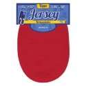 Oval thermoadhesive and edged Jersey jersey patches red - 230011 USIT