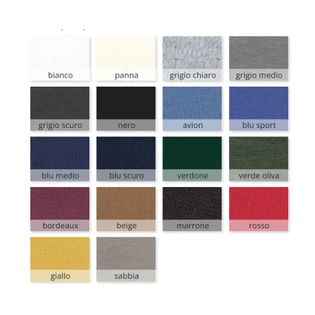 Oval jersey jersey patches thermoadhesive and bordered colour chart - 230011 USIT