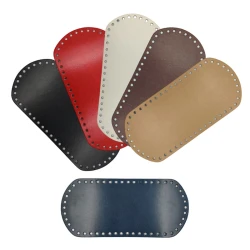 Fondi ovali in eco pelle per borsa - 27cm x 12cm