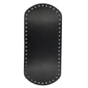 Fondi ovali in eco pelle per borsa - 27cm x 12cm nero