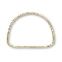 Metal semi-circle bag handles 13 cm - 2 pieces colour gold