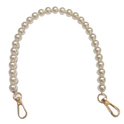 Perle handle ideal for handbags and clutches, complete with gold snap hooks - MA227 Mas