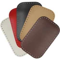 Fondi rettangolari in eco pelle per borsa - 28cm x 18cm