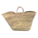 Large palm straw bag to customise and decorate