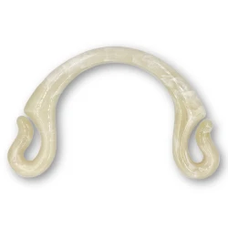 Manici per borse a semicherchio in plastica effetto marmorizzato 19cm 2