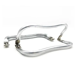 Chiusura a molla forma ondulata a scomparsa per realizzare borse e pochette clutch 19 cm 2