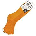 Women's cotton socks in bright colours and ruffled welt