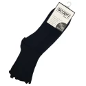 Women's cotton socks in bright colours and ruffled welt