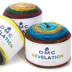 Lana Revelation DMC gomitolo Cake di filato sfumato colorato 150gr.
