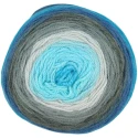 Lana Revelation DMC gomitolo Cake di filato sfumato colorato 150gr. colore 204