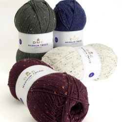 Magnum Tweed DMC wool blend tweed in 400g balls