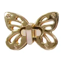 Chiusura a girello a forma di farfalla oro per borse - TL004 Modidea