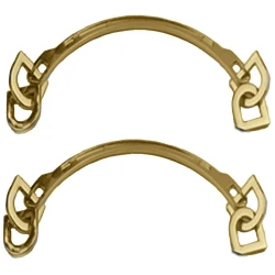 Manici piccoli in metallo dorato 14cm ideali per borse - HB03 Modidea