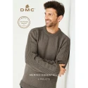 Rivista con 2 progetti uomo da realizzare con il filato in lana DMC Merino Essentiel 4