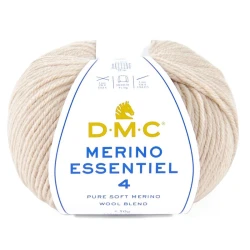 DMCEssentiel Merino Wool Blend, 4 balls of 50g yarn. 2