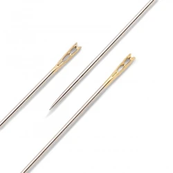 Hand sewing needles with easy threading and spring eye, sizes 5-9, assorted. Blind needles - 124429 Prym