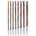 Set Uncinetto Tunisino in legno misure da 3,50 a 8,00 con cavo intercambiabile per lavoro a punto tunisi - 223810 Prym