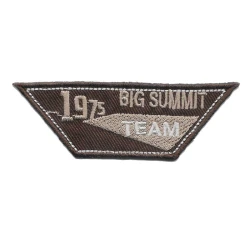 Applicazione 1975 Big Summit Team patch ricamata e termoadesiva 2