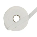 Fettuccia in Velluto elasticizzato Bianco ideale per borse all'uncinetto "Pizza" da 200gr.