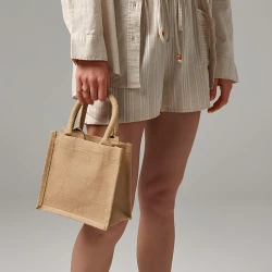 Borsa in Juta Petit Gift Bag da personalizzare e decorare 20 x 20cm - W411 Westford Mill 2