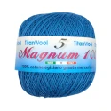 Magnum Crochet Yarn N°8 Titan Wool 100% Egyptian Cotton Makò - Steel Blue