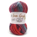 Miss Tricot Filati's Van Gogh Batik 100g ball of microfibre gradient yarn