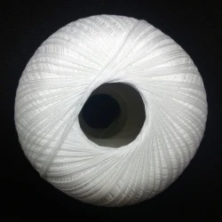 Filato per uncinetto N 25 Bianco 100% Cotone filo di scozia egiziano - Filati Leone