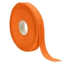 Rotolo di fettuccia liscia in cotone 100% arancione alta 1,5cm - Bobina 20 metri